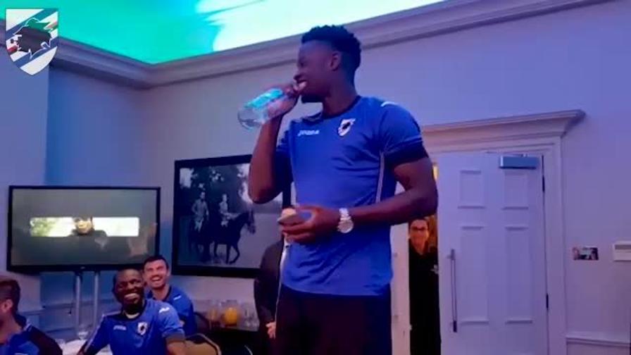 Maglia Home Sampdoria OMAR COLLEY Maglia Home Sampdoria OMAR COLLEY